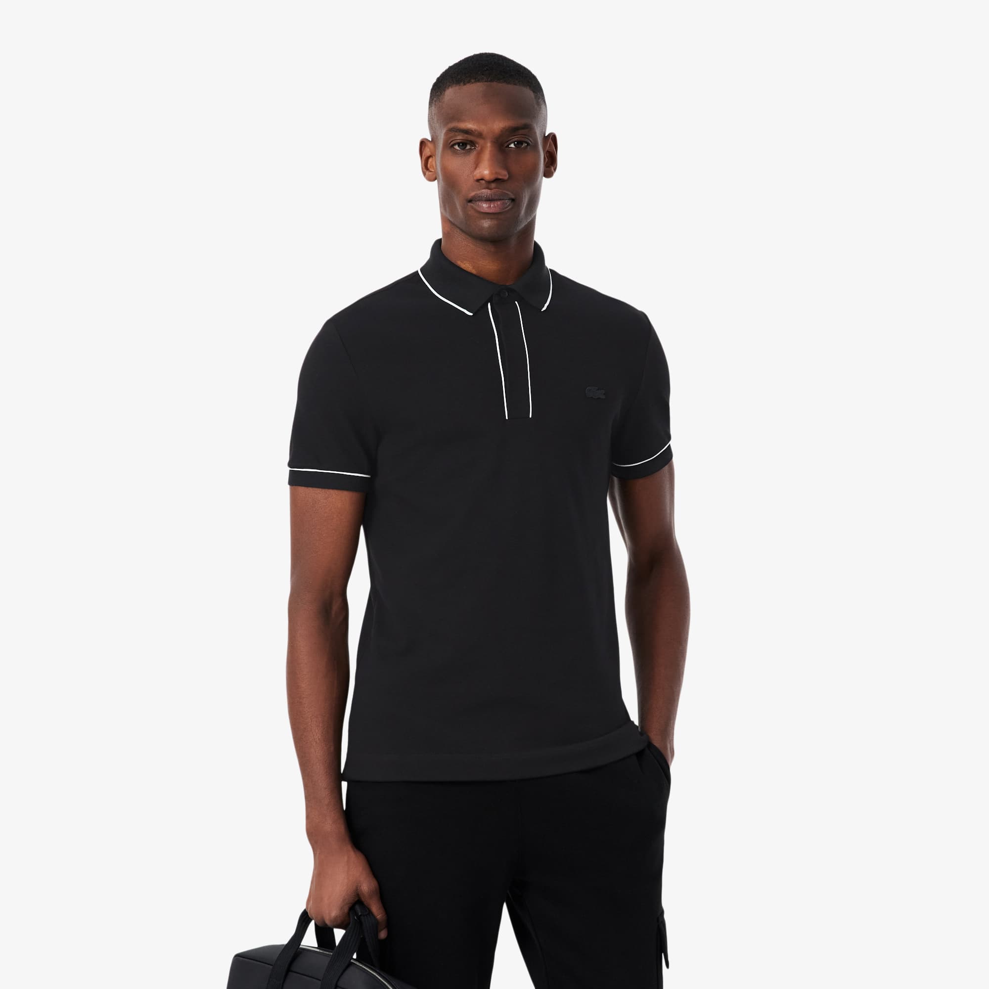 Men's Regular Fit Paris Stretch Piqué Polo - Polo Shirts - New In