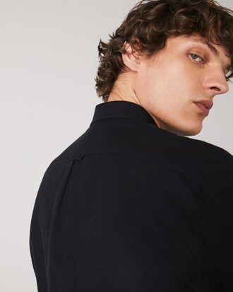 Men's Regular Fit Wool And Cotton Shirt