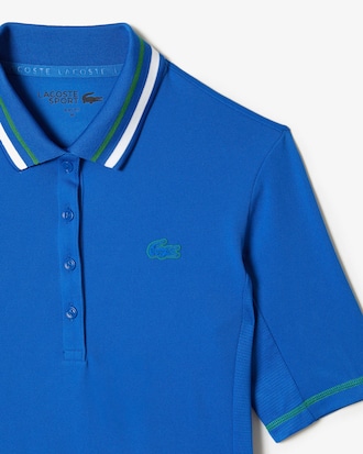 Polo femme Lacoste Tennis en piqu&eacute; ultra-dry