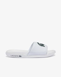 Men's Croco Dualiste Logo Strap Slides