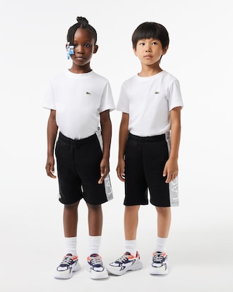 Kids' Color Stripe Cotton Shorts 