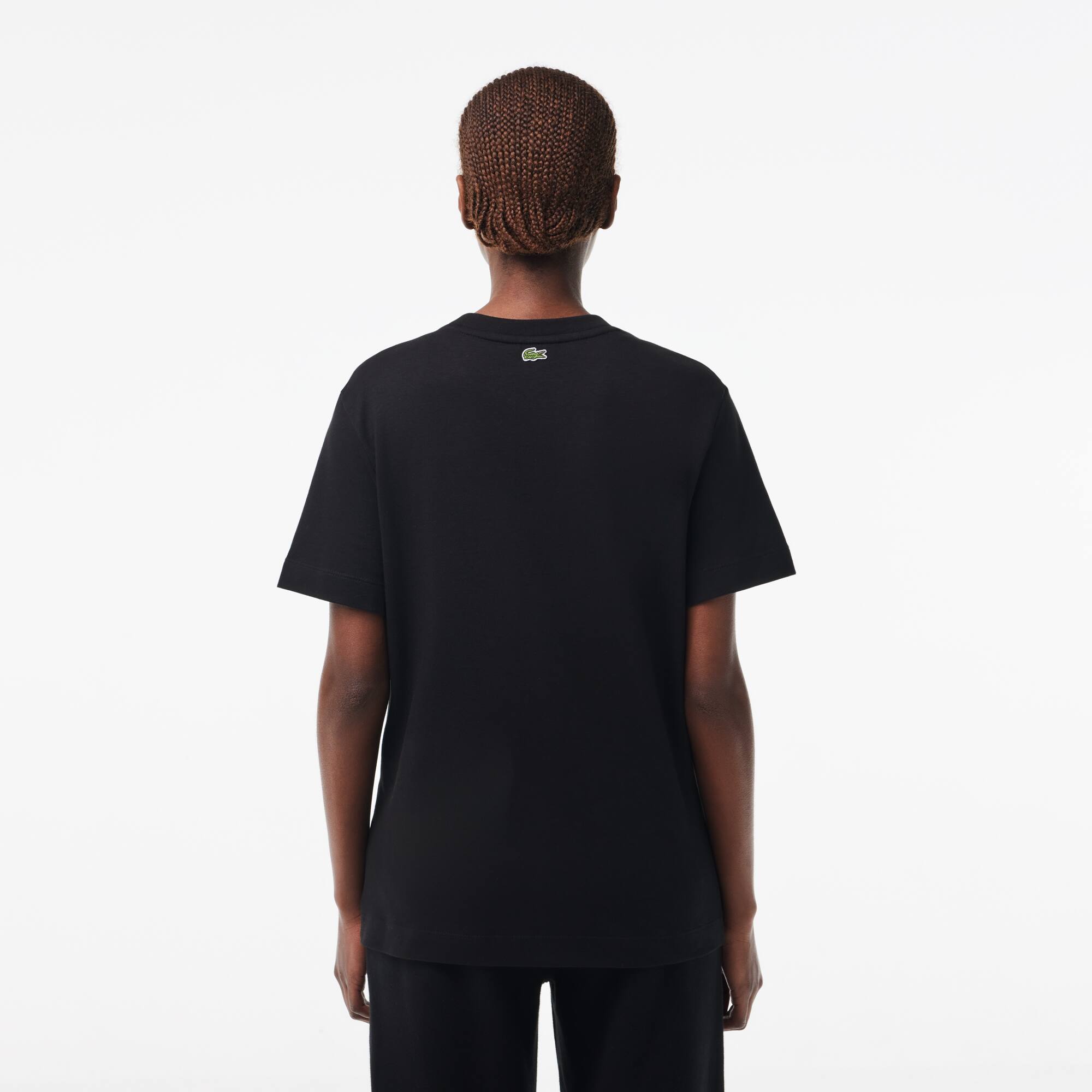 Women's Signature Print Cotton T-Shirt - T-Shirts & Tops