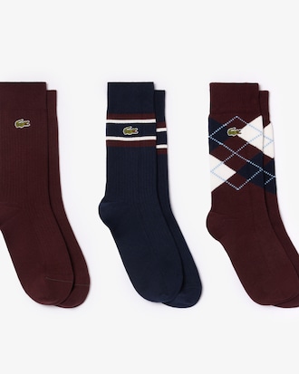 Unisex 3-Pack Cotton Socks Gift Set