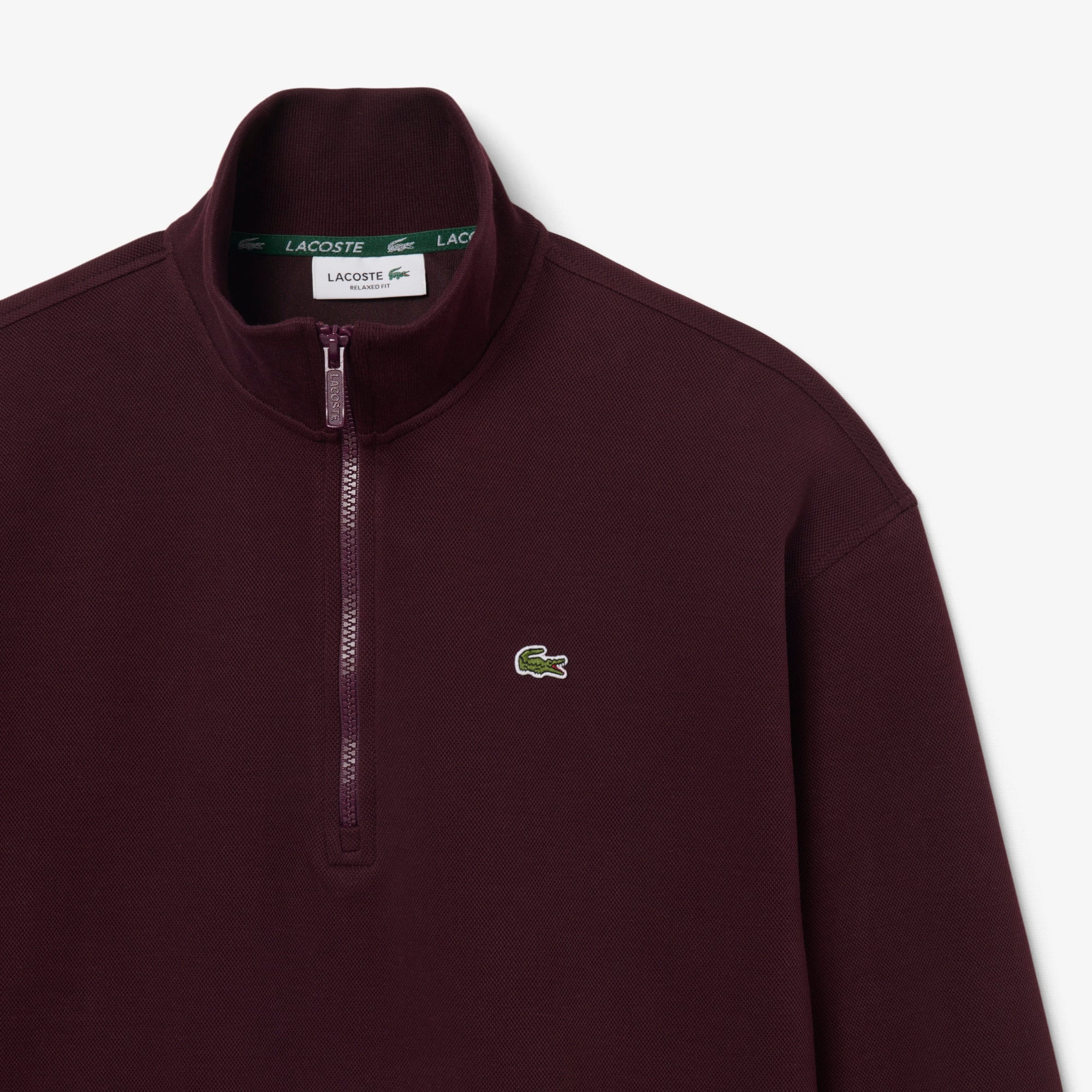 Women's Zip-Up Piqué Sweatshirt