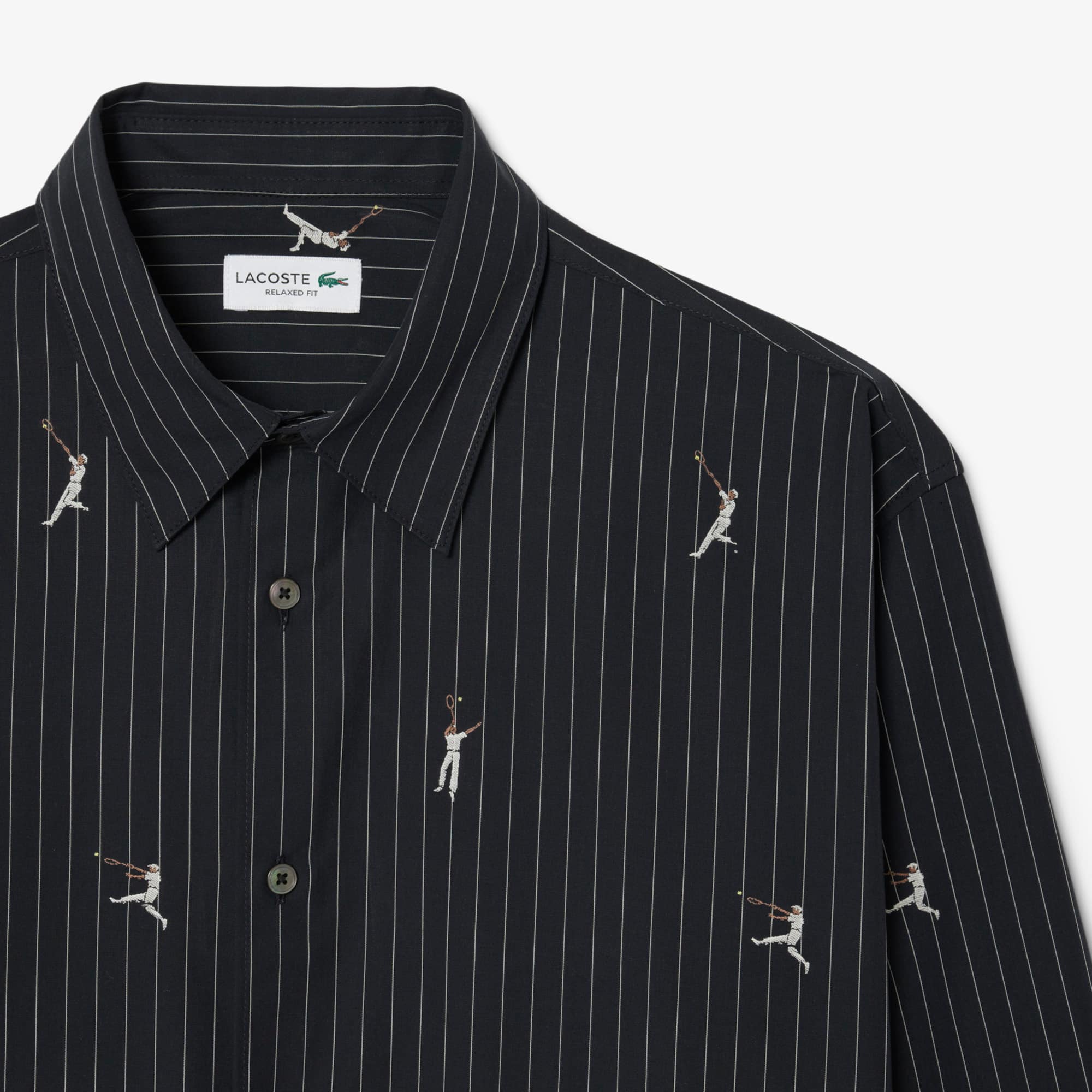 Relaxed Fit Embroidered Cotton Shirt