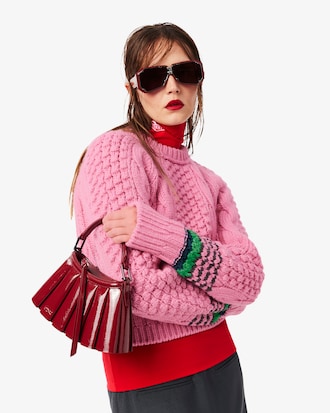 Runway Mini Patent Leather Lenglen Purse