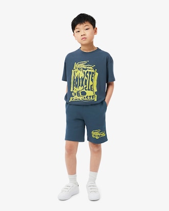 Kids' Printed Fleece Shorts