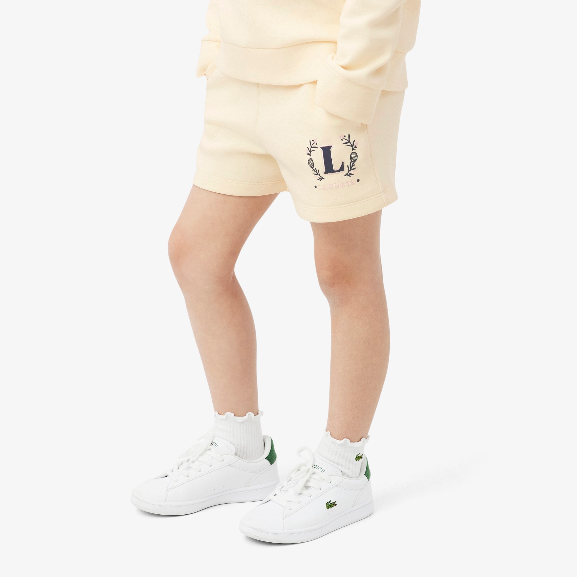 Embroidered Neoprene Shorts