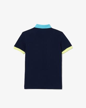 Kids' Colorblock Piqué Polo