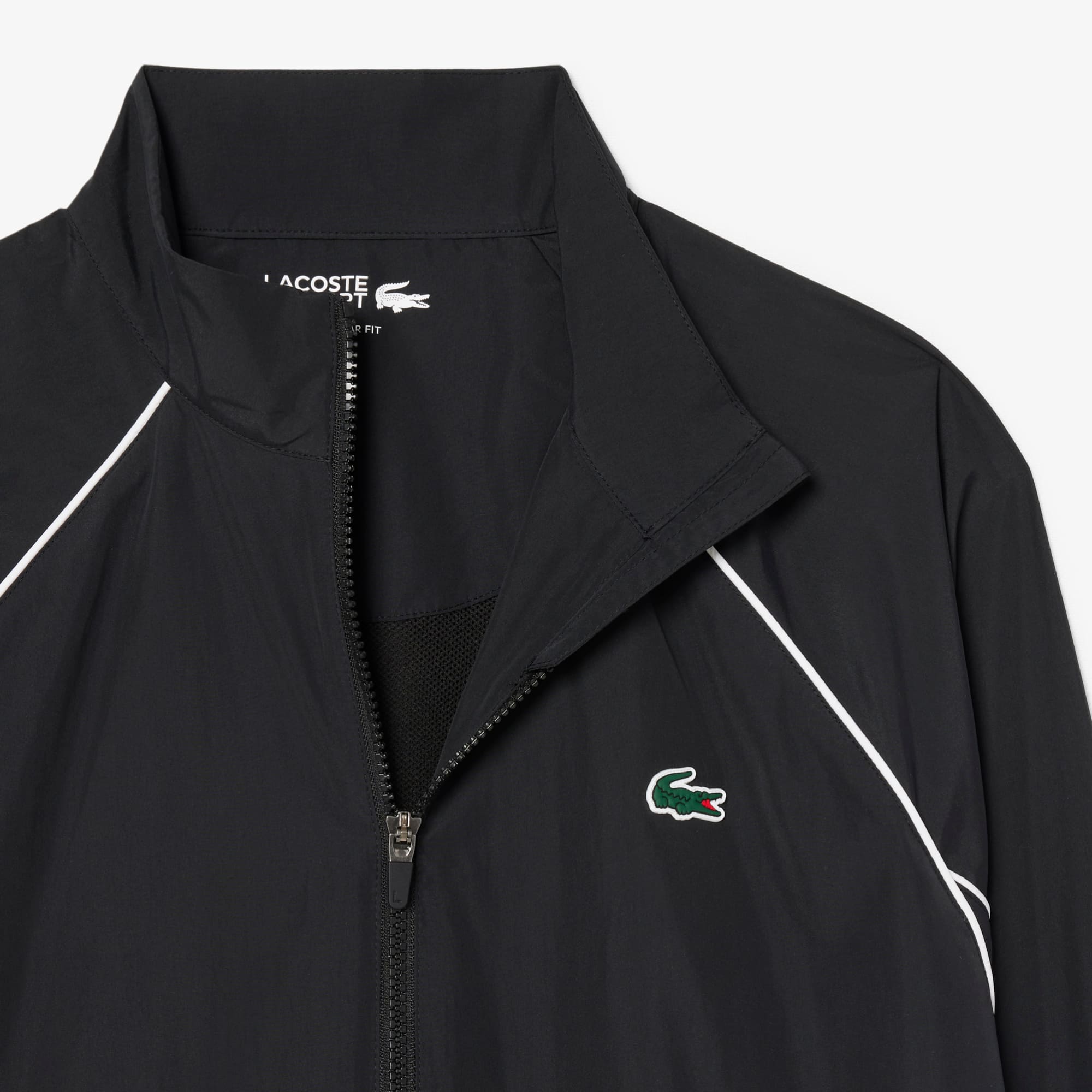 Sport Water-Repellent Trim Accent Track Jacket