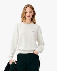 Women's Relaxed Fit Cotton Crew Neck Sweater
