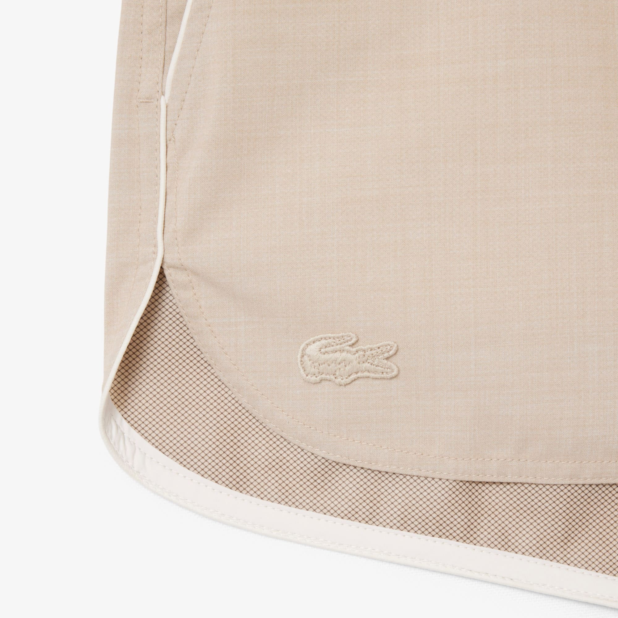 Runway Trim Accent Technical Fabric Shorts