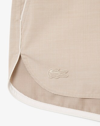 Runway Trim Accent Technical Fabric Shorts