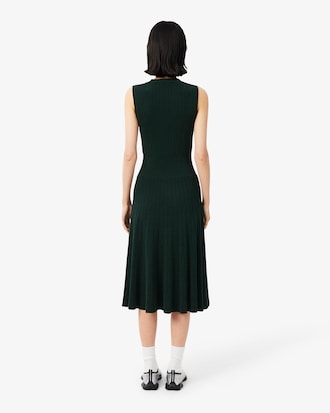 Robe c&ocirc;tel&eacute;e coton m&eacute;lang&eacute; &agrave; plis