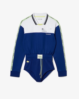 Mono corto para mujer Lacoste SPORT con cintura el&aacute;stica