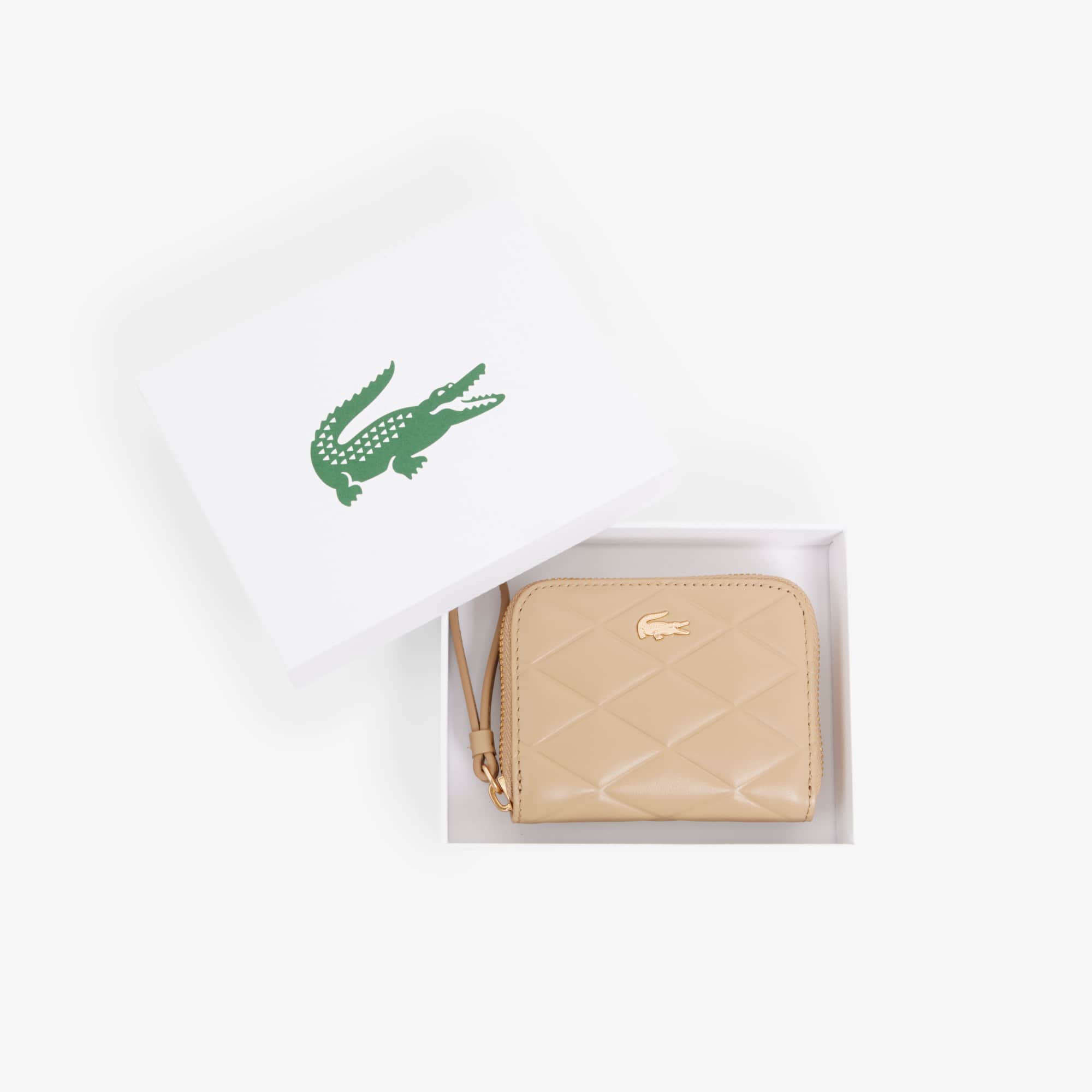Small Crocodelle Leather Coin Purse - Wallets & Small Leather