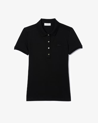 Women's L.12.D Slim Fit Stretch Mini Piqué Polo