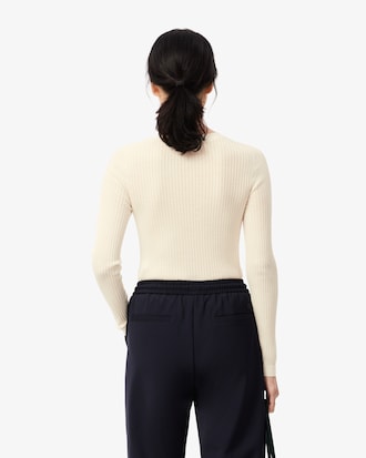 Women's Merino Wool 3D Rib Sweater