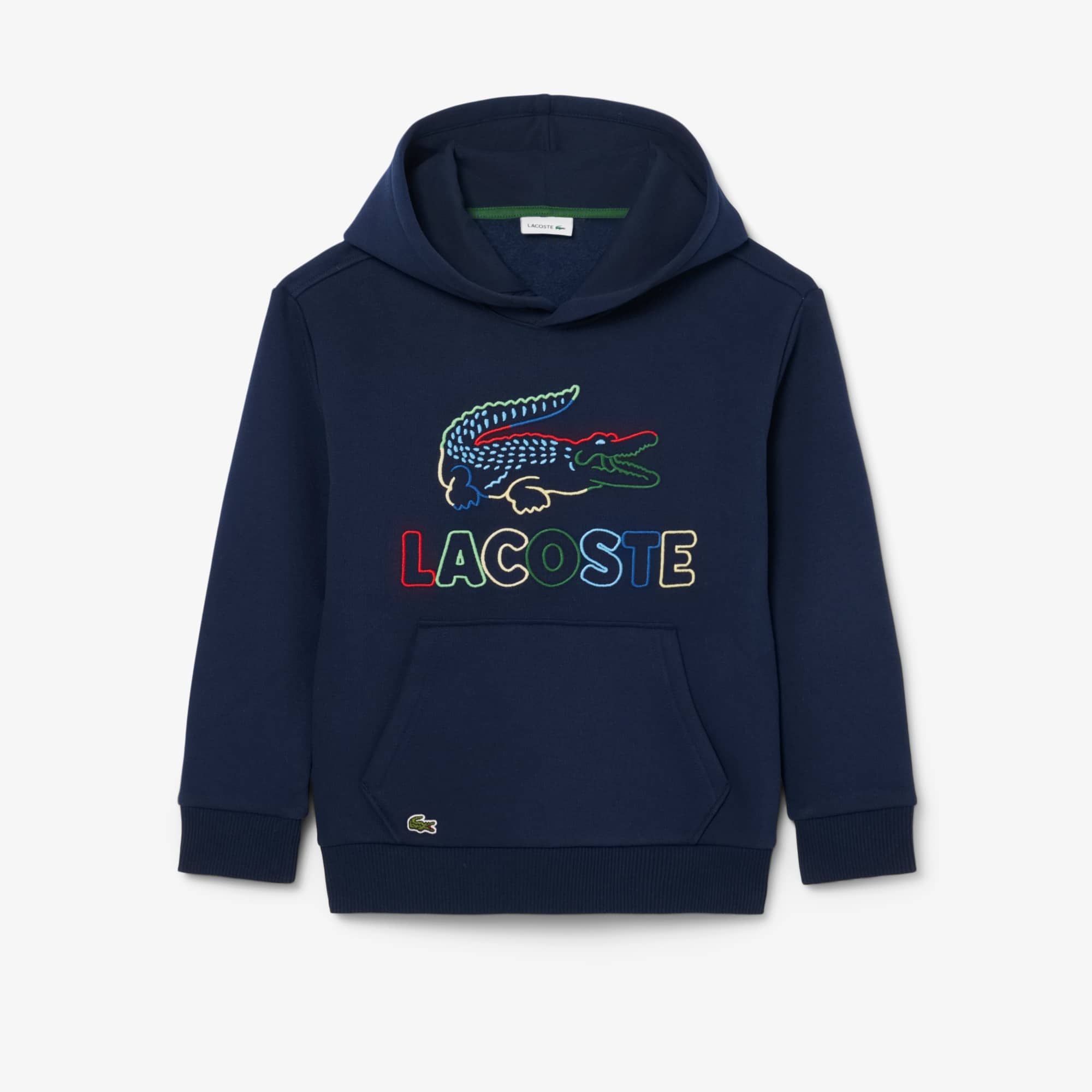 Lacoste Crocodile Print Hoodie