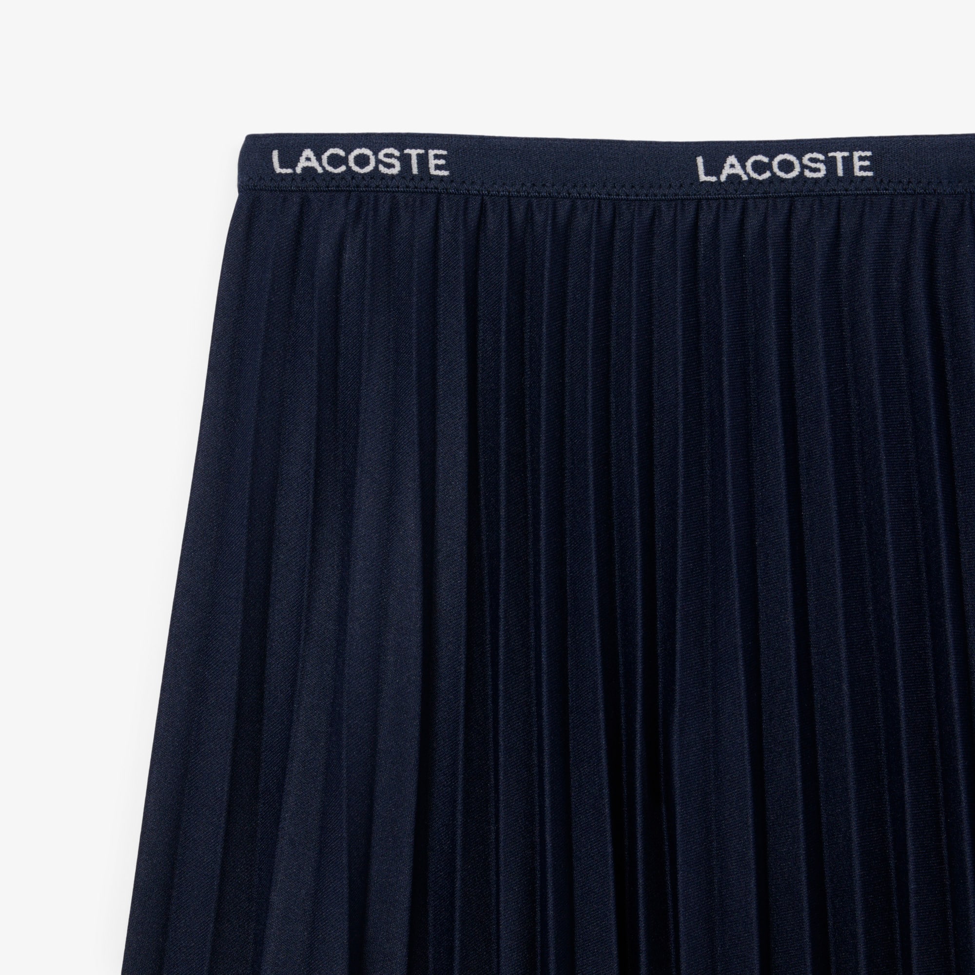 ★LACOSTE★ Women's Wool Pleated Skirt Black JF327E-54N031 Lacoste Black Pleated Skirt Lacoste