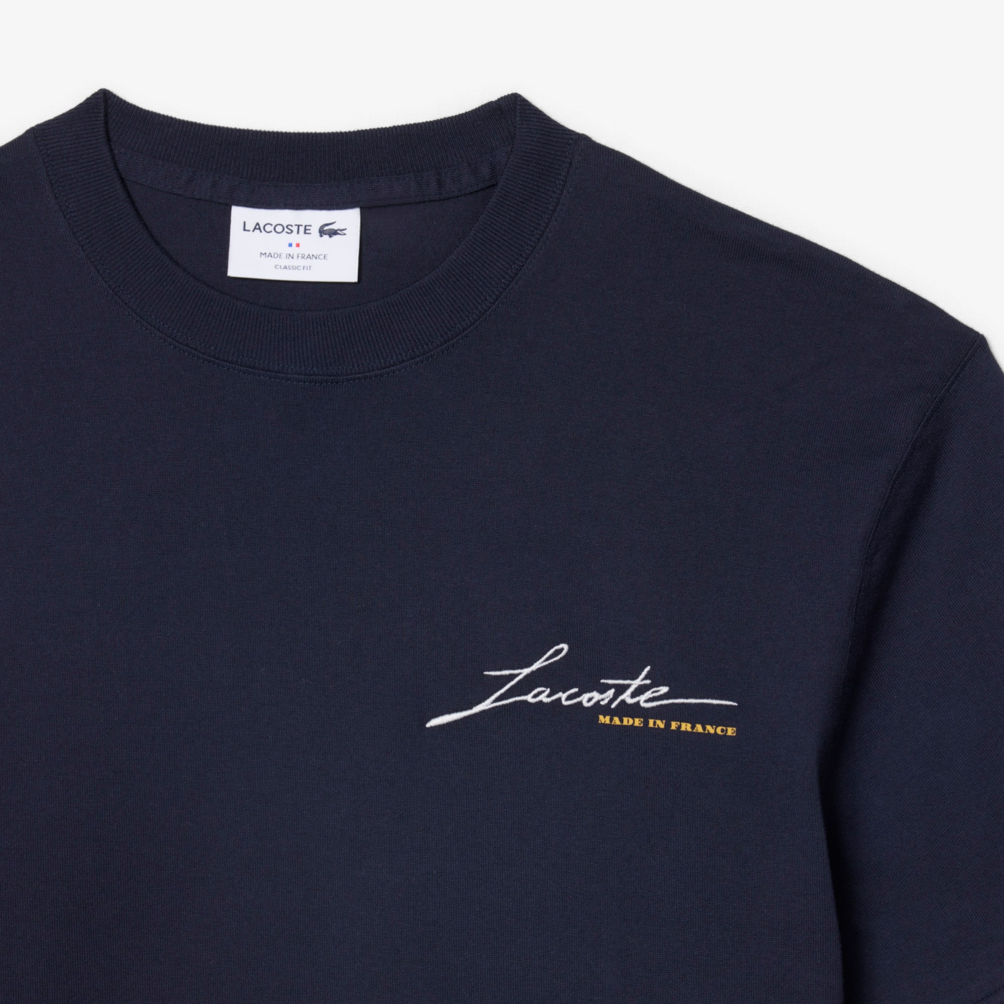 Made In France Signature Embroidery T-shirt - T-shirts - New In