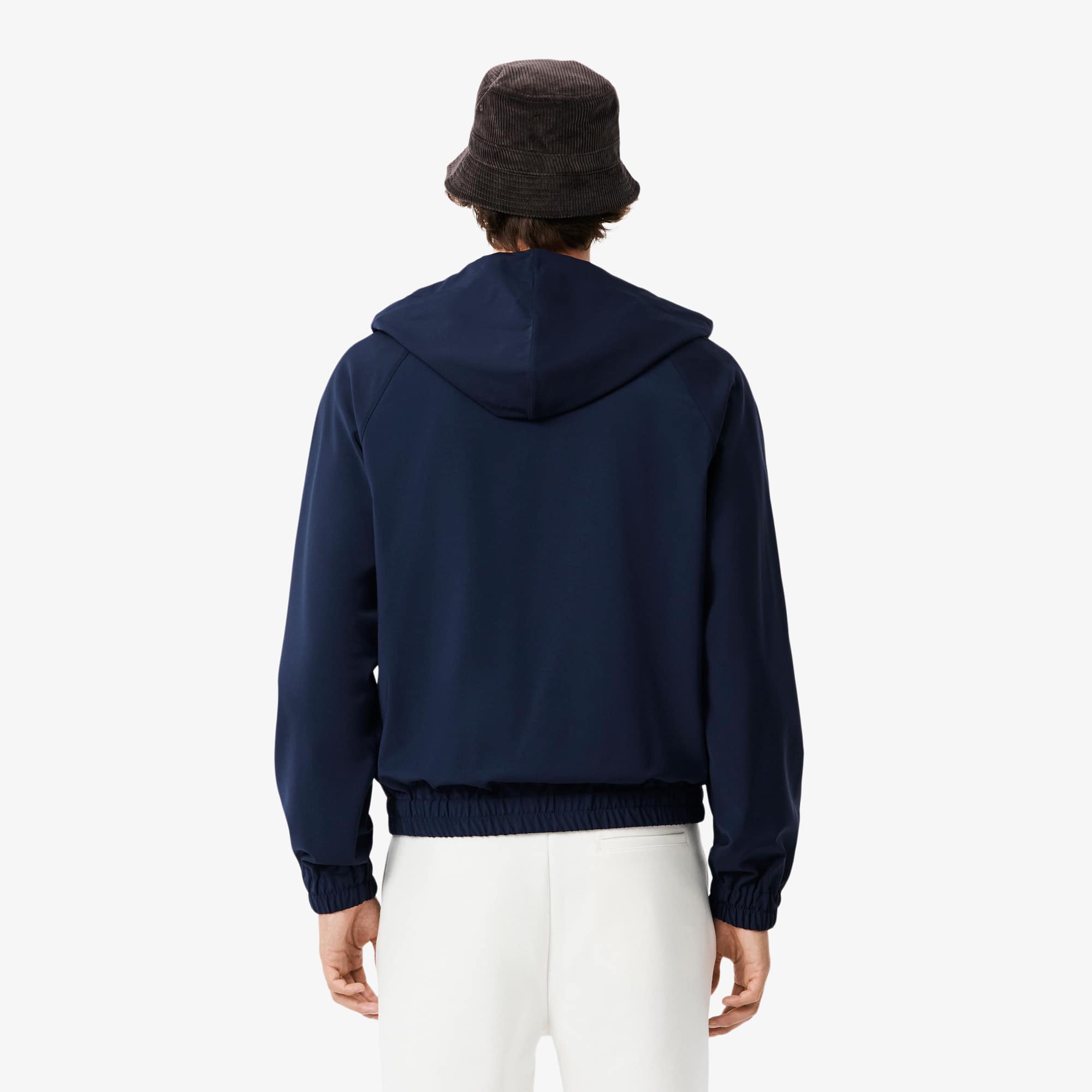 Men's Wool Blend Flannel Hooded Jacket - Jackets & Coats - New In