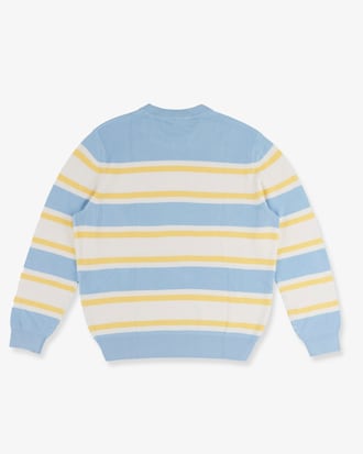 Men&rsquo;s Heritage Crew Neck Striped Cotton Sweater