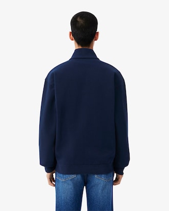 Double Face Piqu&eacute; Zipped Sweatshirt
