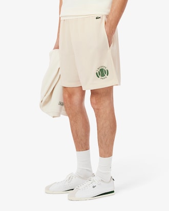 Men's Graphic Print Mesh Shorts