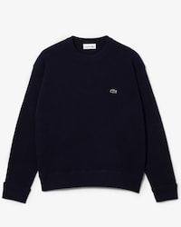 Women's Relaxed Fit Wool Moss Stitch Sweater