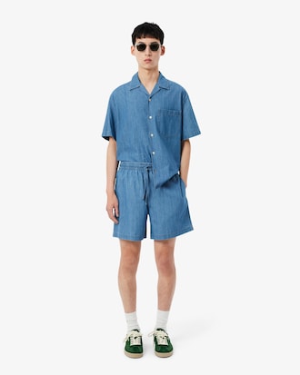 Short relaxed fit denim