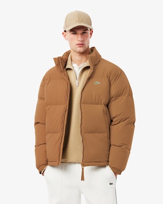 Men's Water-Repellent Hooded Down Jacket