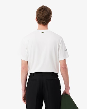 Men's Printed Embroidered Cotton Jersey T-Shirt