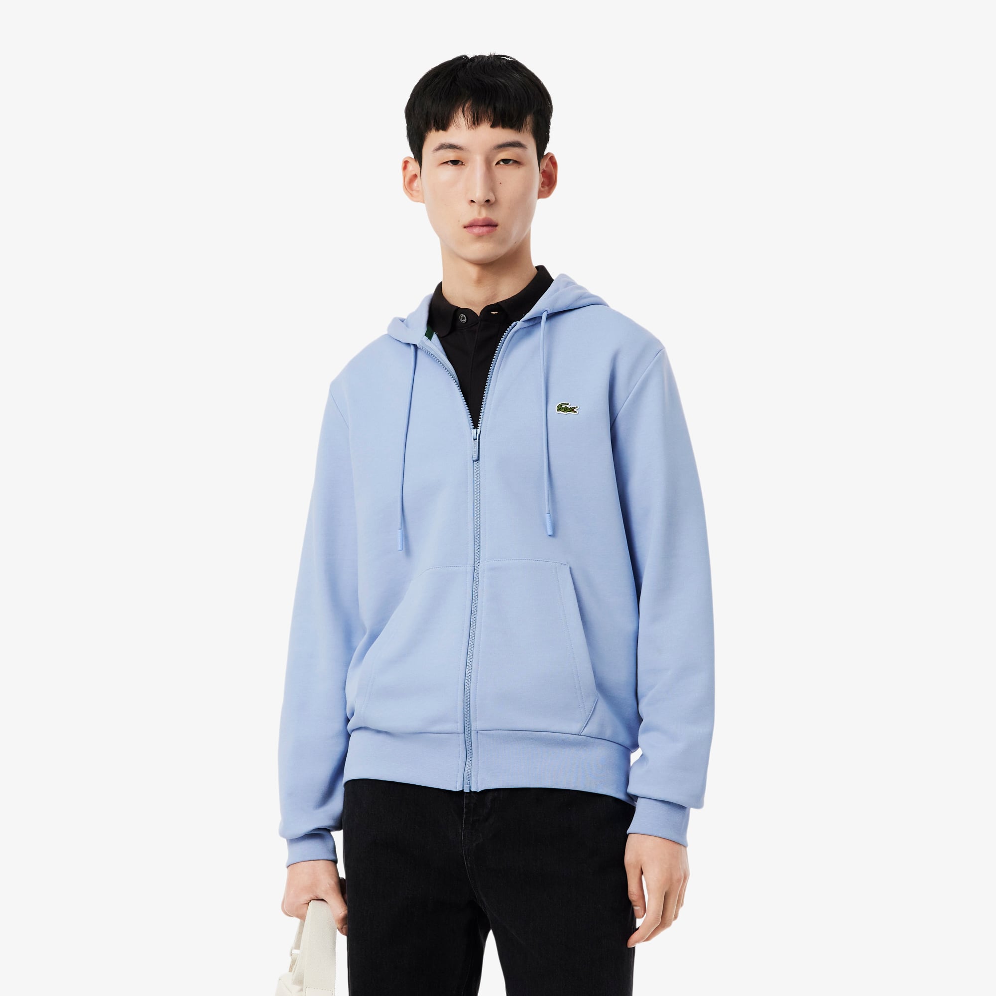 Lacoste Men's Classic Fit Zip-Up Fleece Sweatshirt