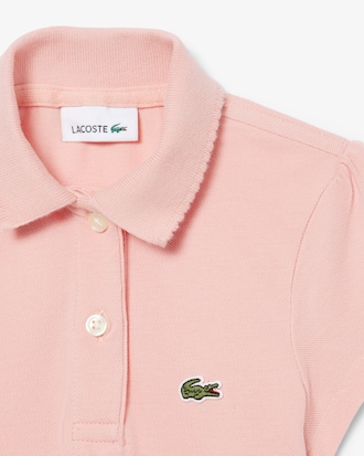 Girls' Scalloped Collar Piqu&eacute; Polo