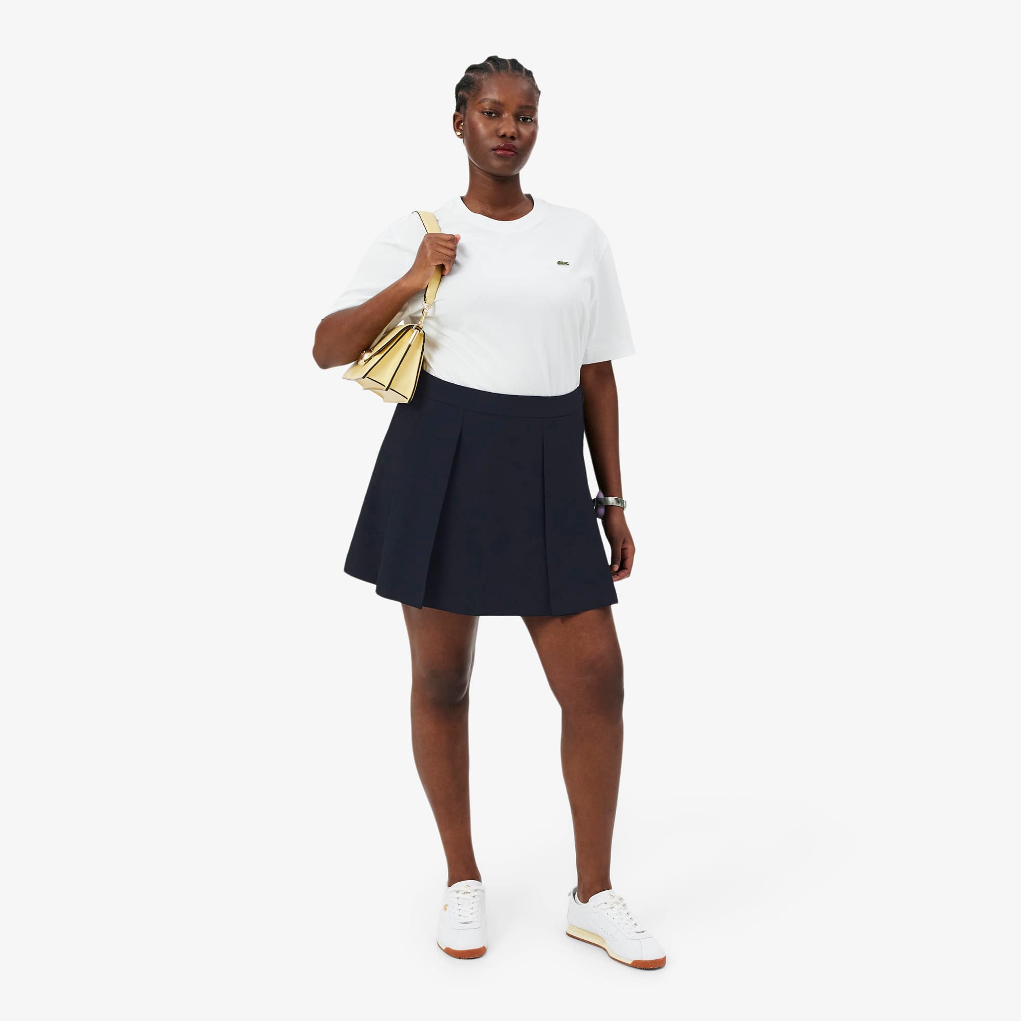 Short Fluid Pleated Skirt - Shorts & Skirts - New In 2026 | Lacoste