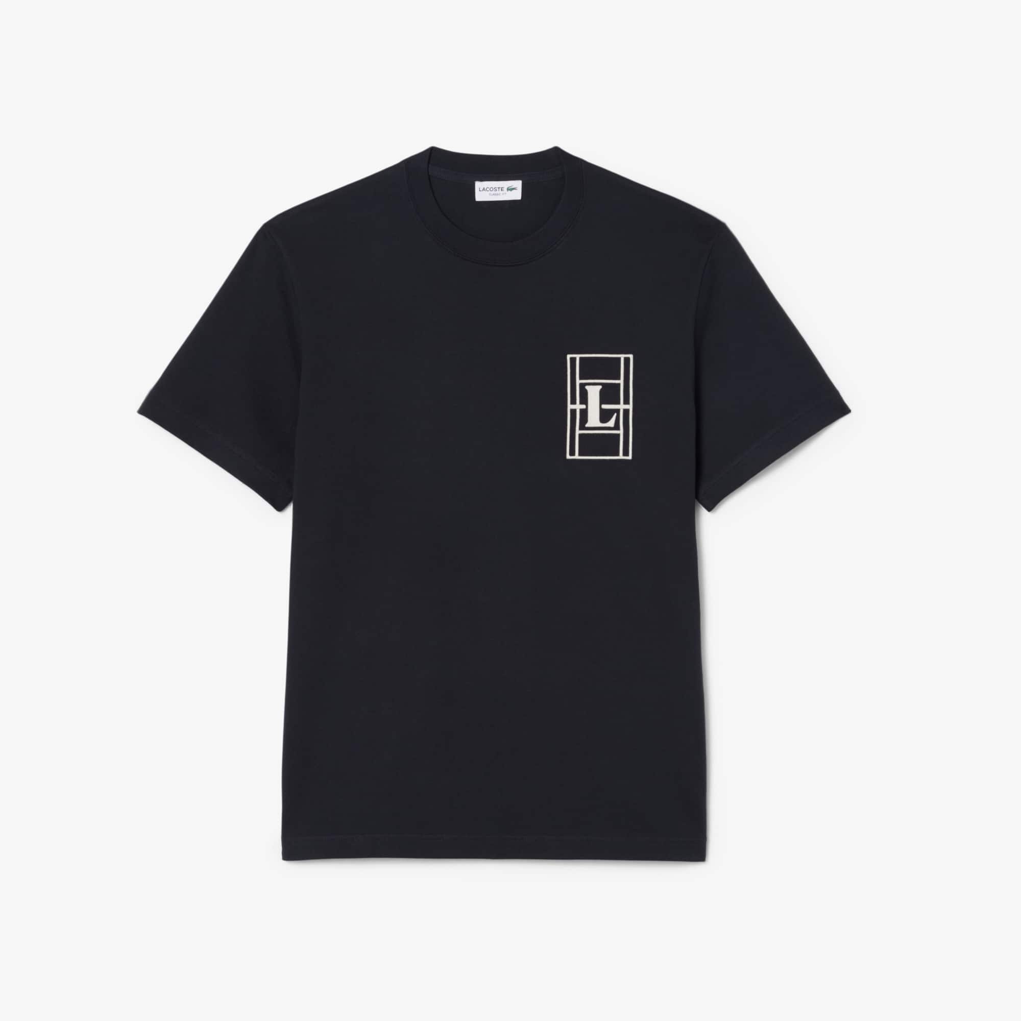 Embroidered Heavy Jersey T-Shirt - Organic Cotton - New In 2026