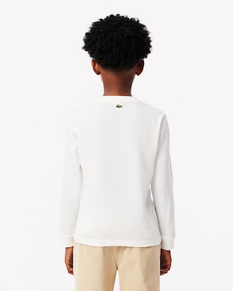 Kids' Heavy Cotton Badge Print T-Shirt