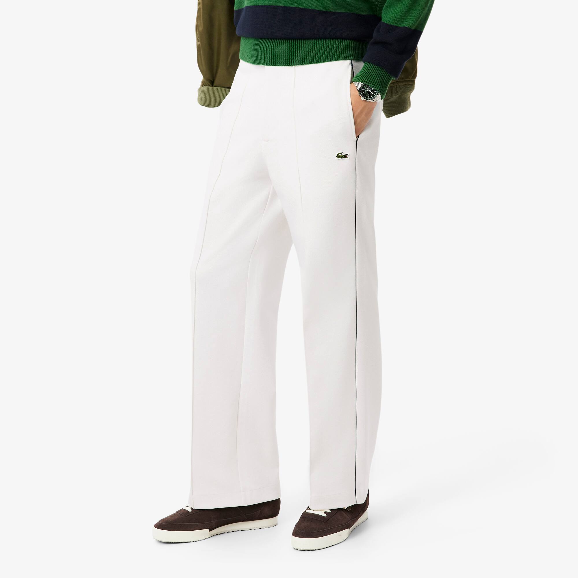 Men's Pleated Twill Sweatpants - Pants & Sweatpants - New In 2026