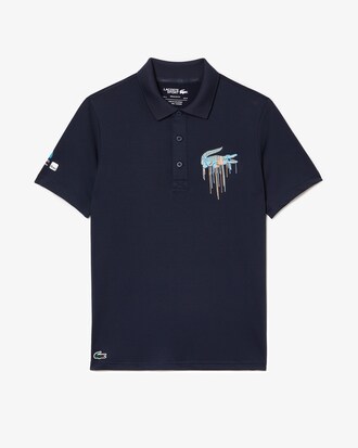 Polo para hombre con estampado Lacoste Sport Miami Open