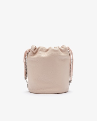 Croco Crew Leather Bucket Bag