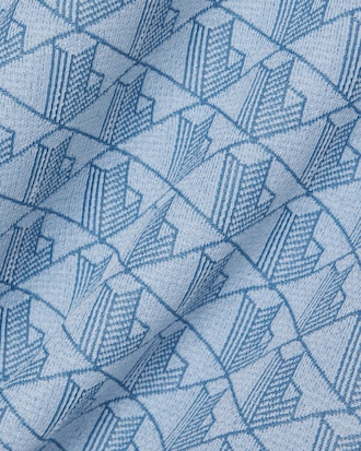 Polo motif monogramme classic fit &agrave; col contrast&eacute;