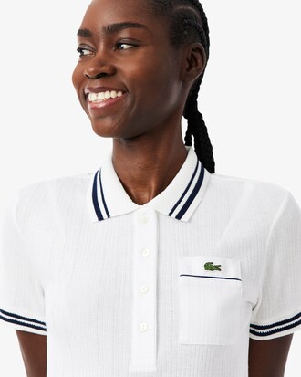 Slim Fit French Made Ribbed Polo Shirt