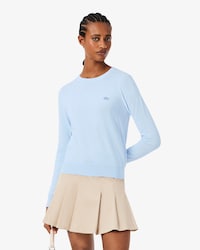 3D Knit Crew Neck Sweater