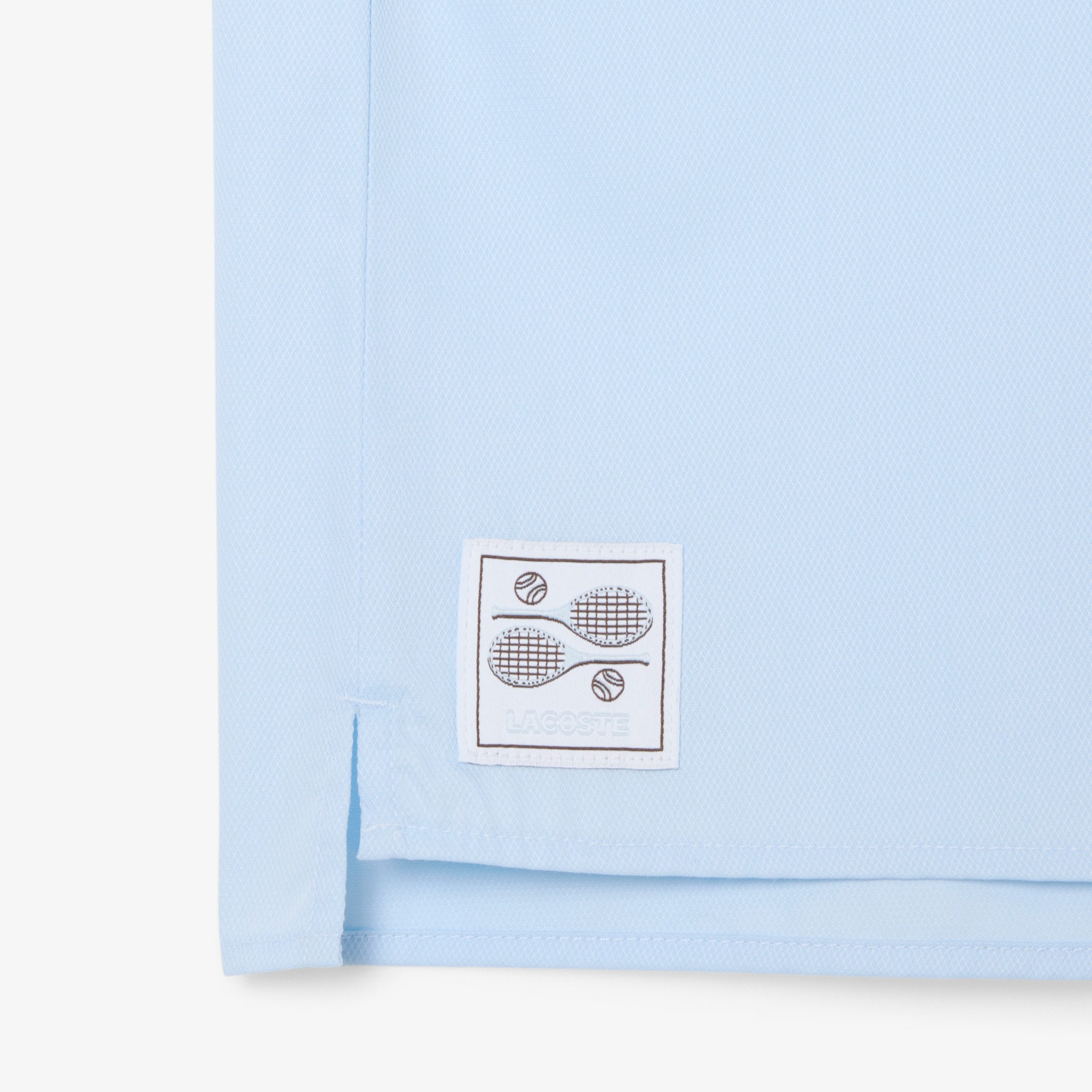 Petit Piqué Effect Oversized Shirt