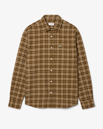 Chemise flanelle &agrave; carreaux regular fit