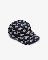 Unisex Croc Print Cotton Cap