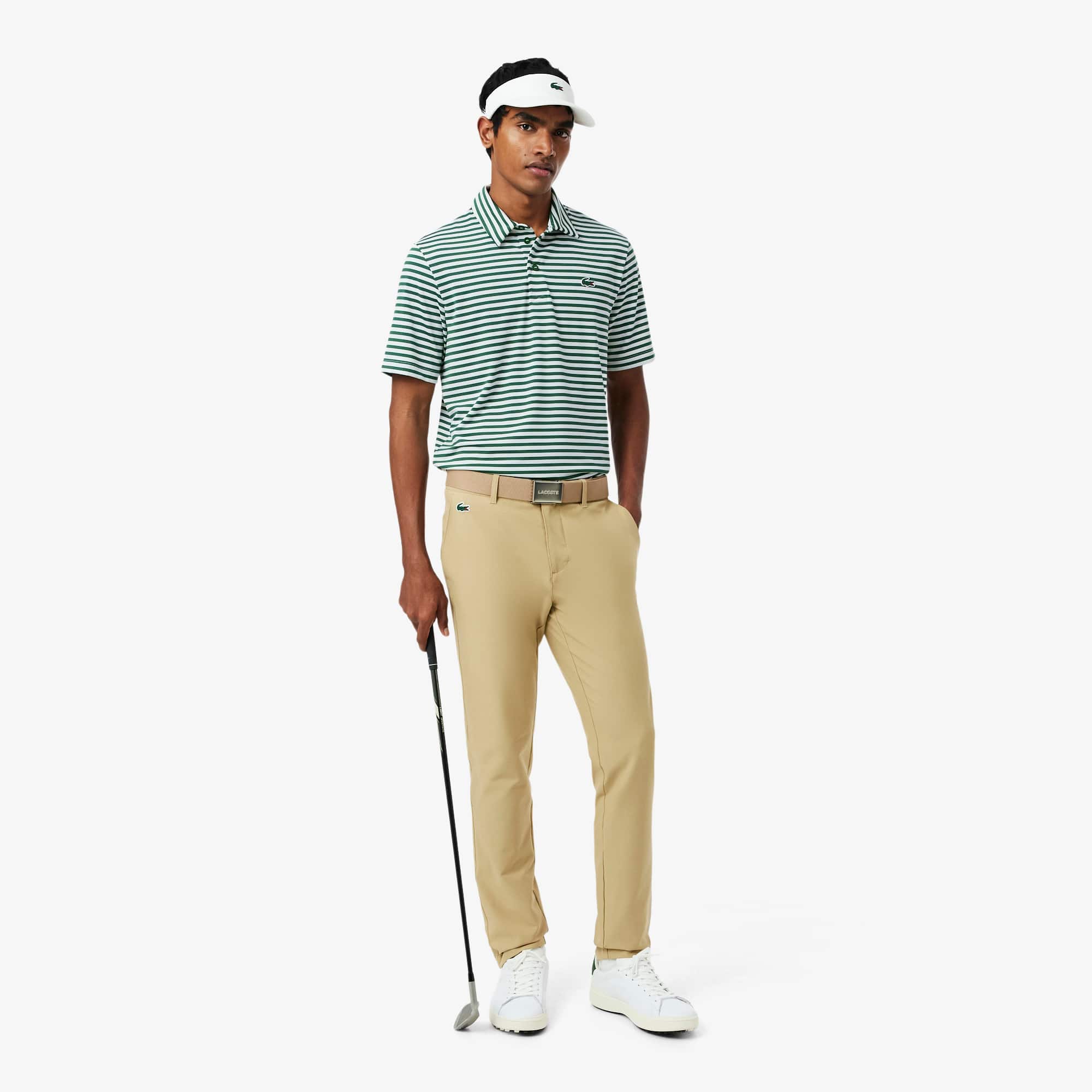 Regular Fit Ultra Dry Striped Golf Polo - Polo Shirts - New In