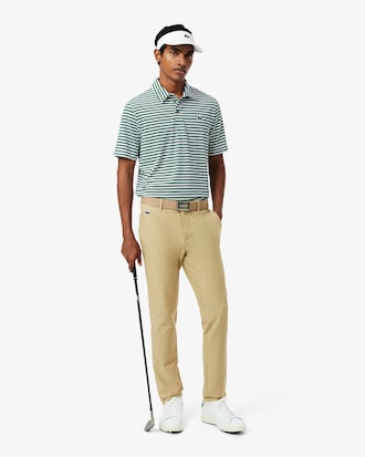 Regular Fit Ultra Dry Striped Golf Polo