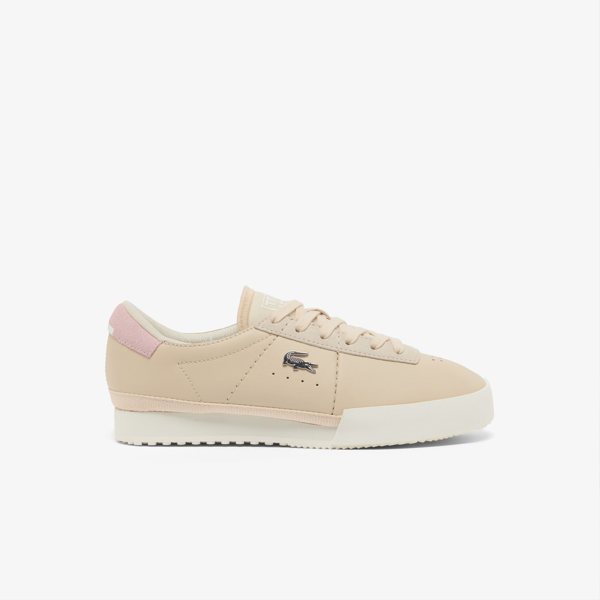 Lacoste Women's Aura Leather Sneakers - 7 In White